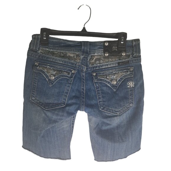 Miss Me Pants - Miss Me Embellished Low Rise Jean Short